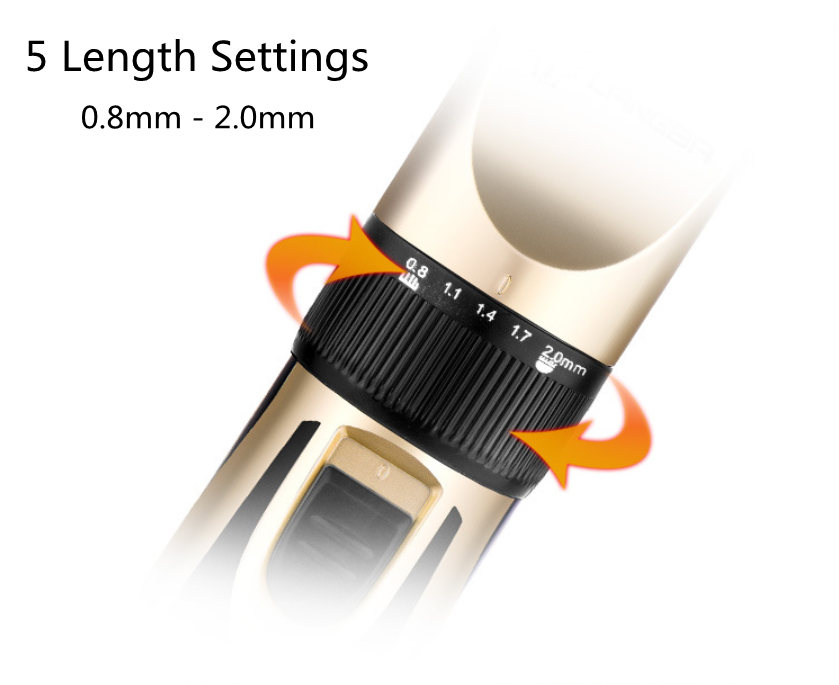 LANGBA AB60 akumulátorový strihací strojček na domáce zvieratá