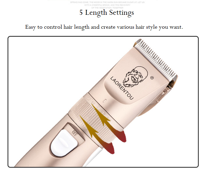 A49USB zastrihávač vlasov pre domácnosť