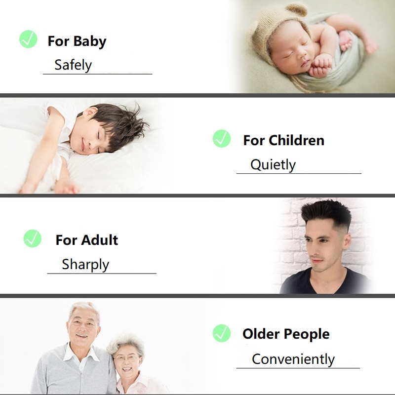 B60 USB zastrihávač vlasov pre domácnosť