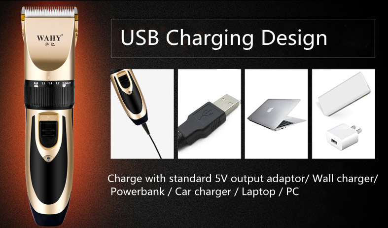 B60 USB zastrihávač vlasov pre domácnosť