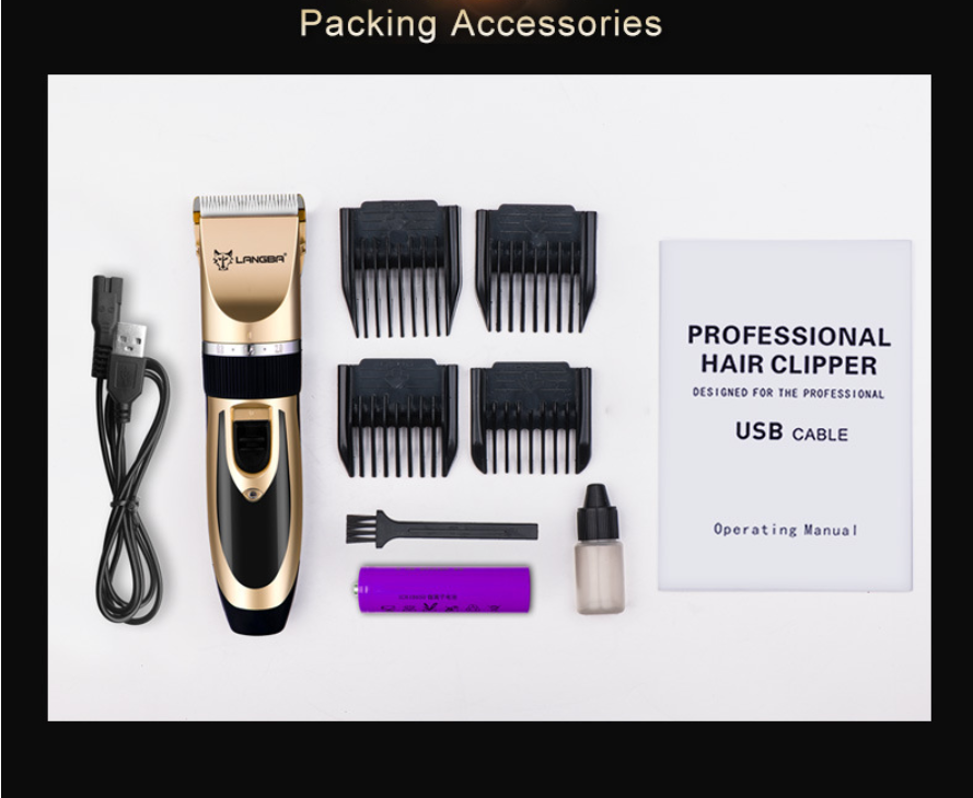 D88 Akumulátorový strihací strojček pre domáce zvieratá