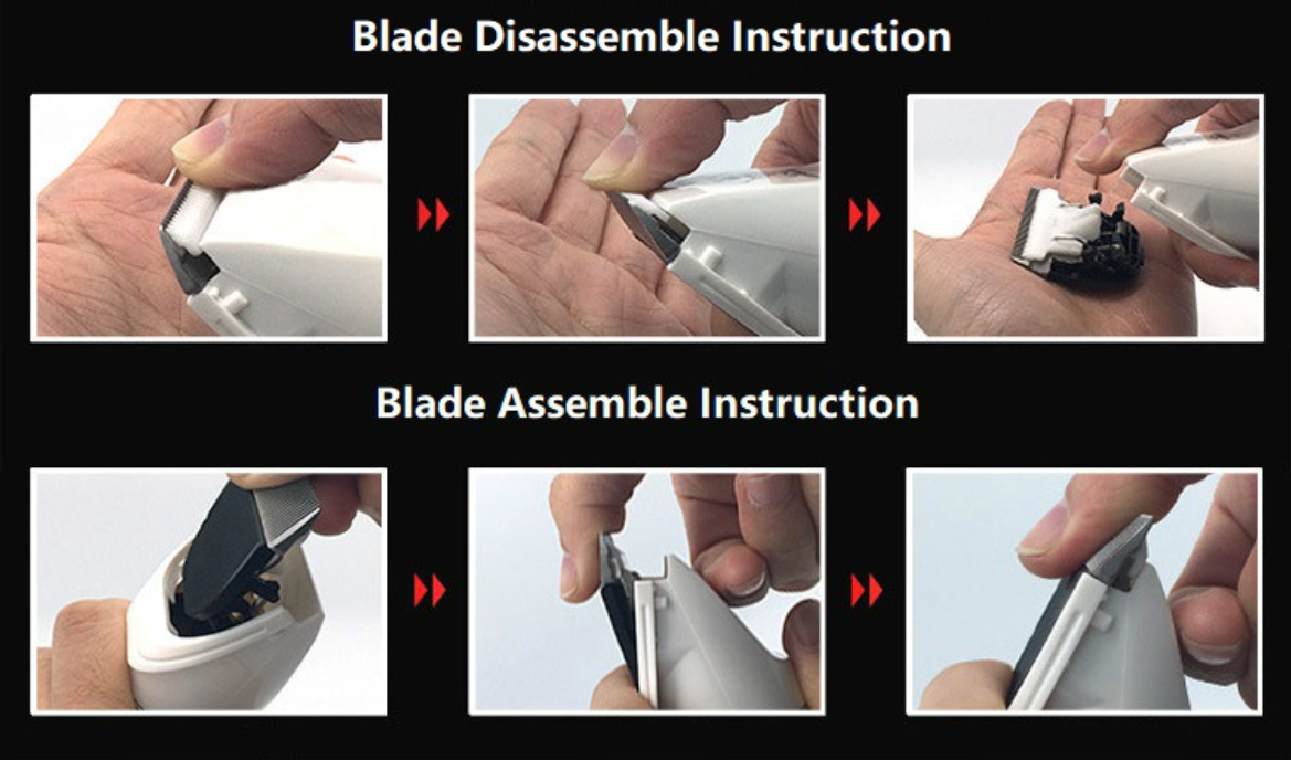 Bezdrôtový strihací strojček P65 USB