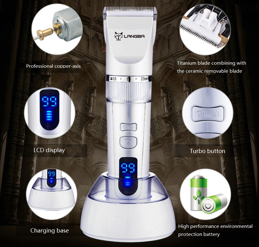 P67 Akumulátorový strojček na strihanie zvierat