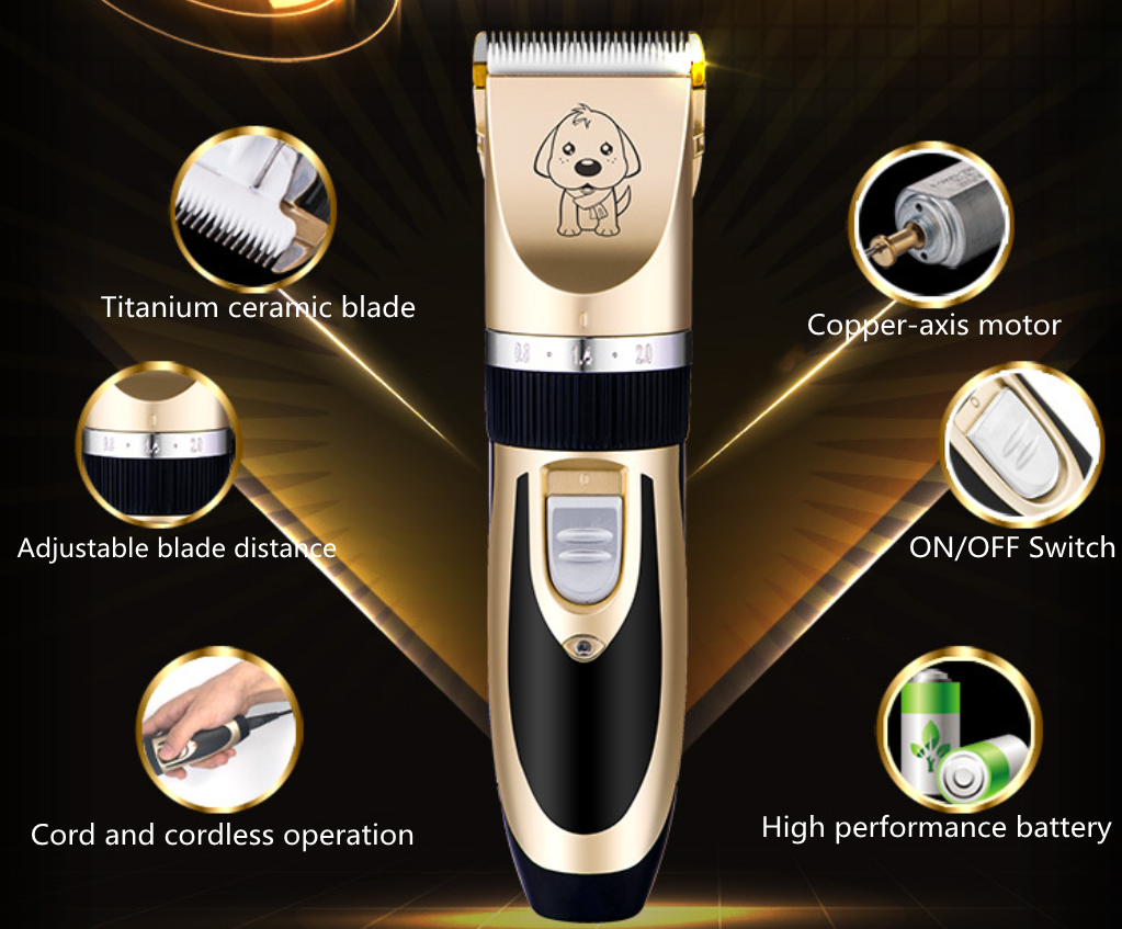 A88 Akumulátorový strihací strojček na domáce zvieratá A88 Akumulátorový strihací strojček na domáce zvieratá