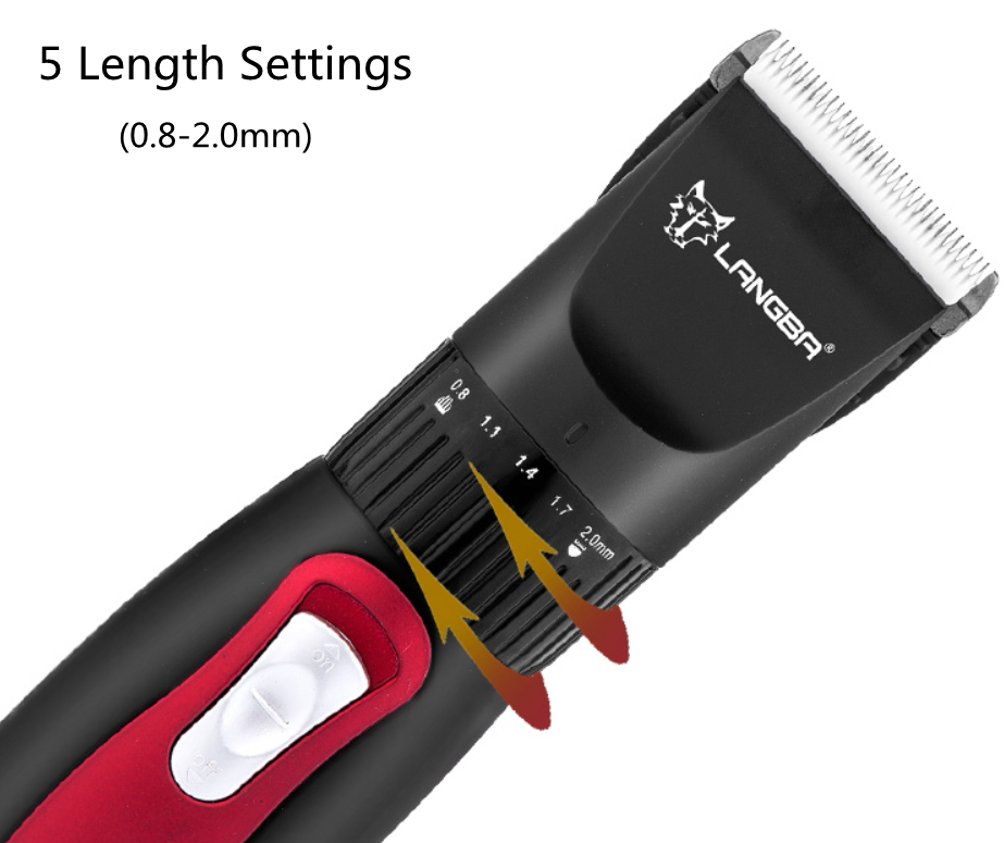 2298 Akumulátorový strojček na strihanie zvierat