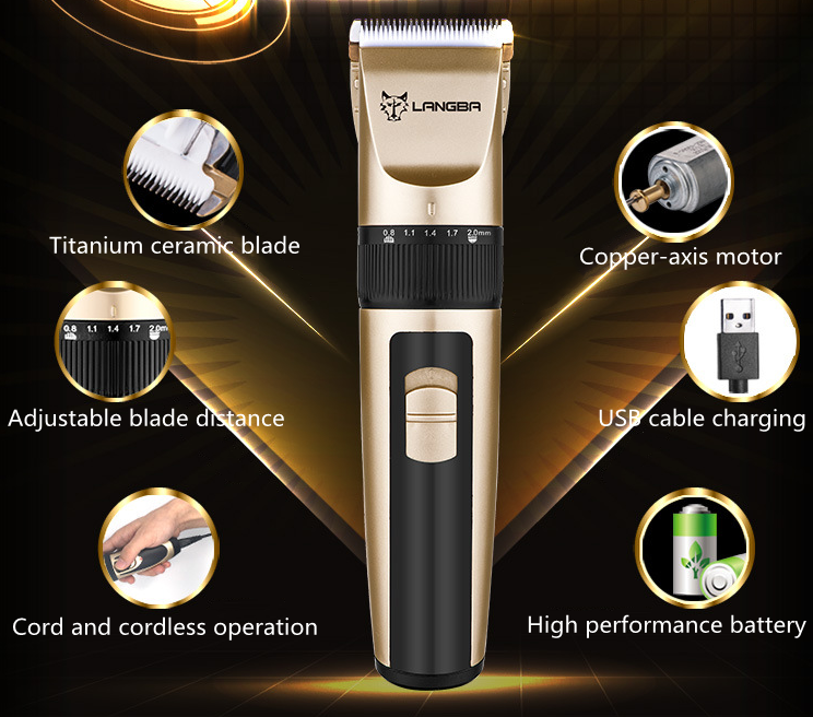 Bezdrôtový strihací strojček P65 USB Bezdrôtový strihací strojček P65 USB