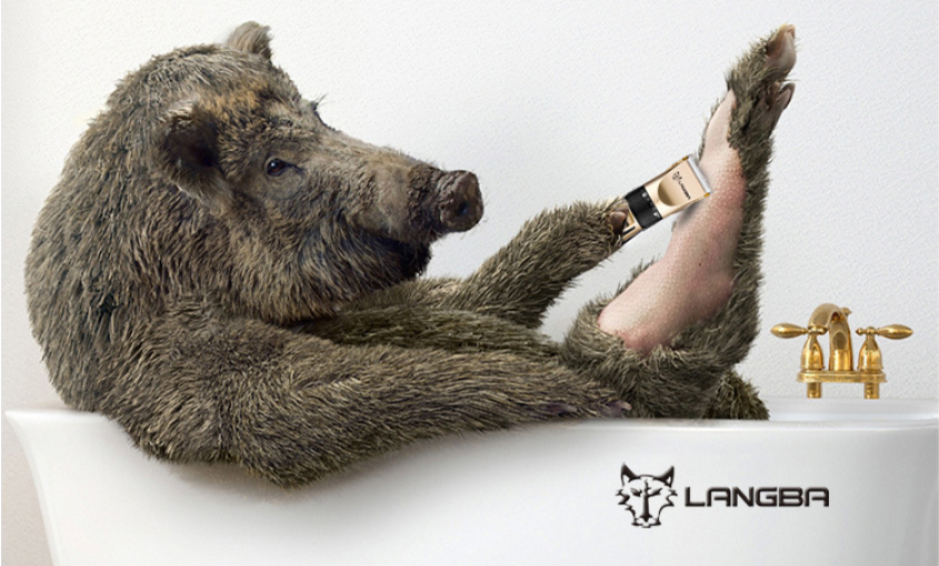 LANGBA AB60 akumulátorový strihací strojček na domáce zvieratá