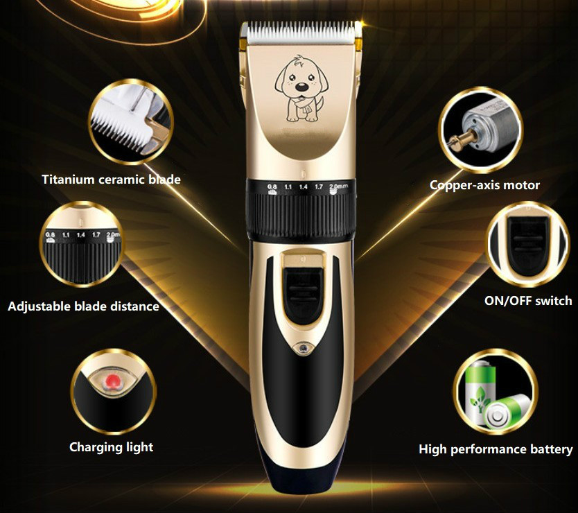 LAORENTOU AB60 Akumulátorový strihací strojček na domáce zvieratá